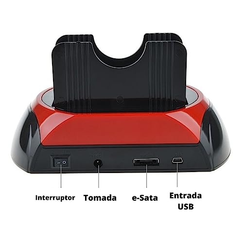 Case Hd Externo Estação Portátil Dock Station Multifuncional PC Notebook HD Sata E Ide 3,5 2,5 USB 2