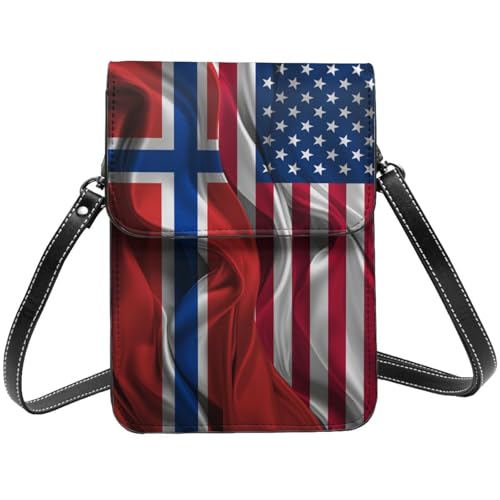 Vintage America Argentina Argentinean Silk Flag Small Crossbody Purse Cell Phone Bag for Women