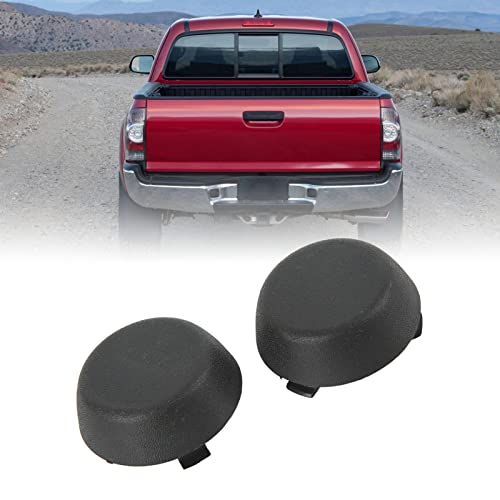Acouto ACOUTO5WRGH2AVY7 Rear Bumper Dome Cover 2Pcs Pt228 34000 Bk Abs Black Replacement thumb #2