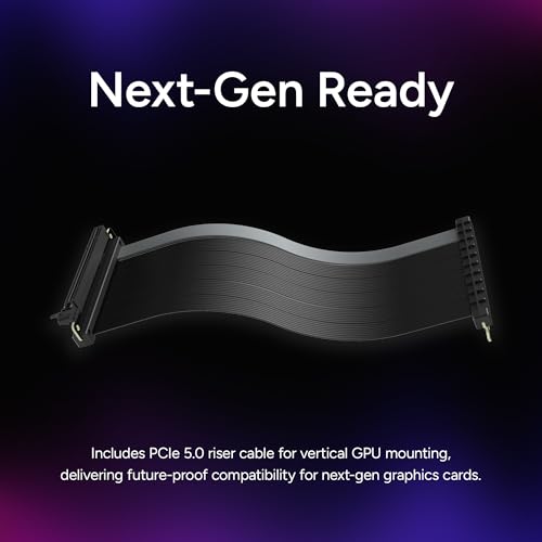Image of Cooler Master MasterFrame 360 Stage Mirror ATX Mid-Tower PC Case - Front Showcase Stage with Spotlight & Mirror, Supports 430mm GPUs & 360mm Radiators, PCIe 5.0 Ready, Up to 12x120mm Fans, USB-C