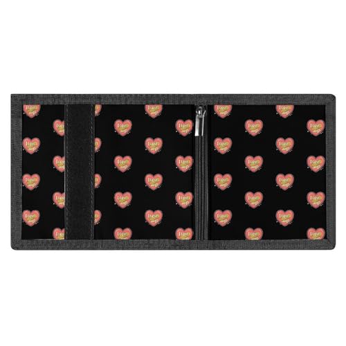 I Love Corn Dogs Custom Trifold Wallet Front Pocket Credit Card Holder with Coin Purse for Men Women Travel Gifts4