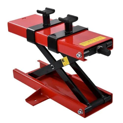 500KG Crane Jack Motorcycle Repair Station Scissor Lift Workshop Lifting Tool