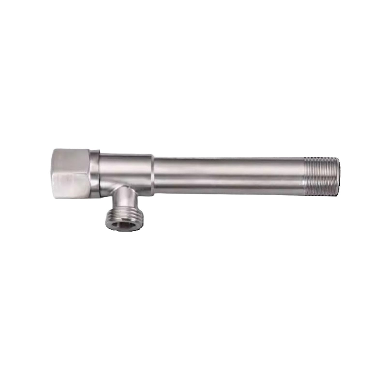 Bvhisehp 155Mm Cold Hot Water Angle Valve Dn15 G1/2 Thread 304 Stainless Steel Extended Inlet Valve For Water Heater Toilet(155Mm)