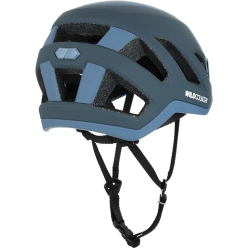 Wild Country Syncro Rock Climbing Helmet - Adjustable Head Protection for Climbing, Mountaineering, & Caving - Petrol - One Size - Thumbnail 2