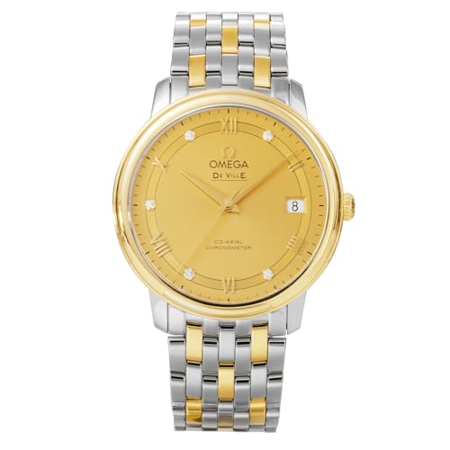 [OMEGA(オメガ)] デ・ウ ゙ィル ウォッチ コーアクシャル自動巻 3気圧防水 サファイアガラス イエロー文字盤 424.20.37.20.58.002 メンズ [並行輸入品]