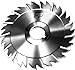 F&D Tool Company 15016-B654A Slitting Saw with Staggered Teeth, High Speed Steel, 5" Diameter, 5/32" Width of Face, 1.25" Hole Size
