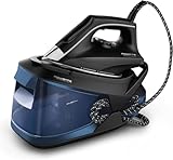 Rowenta Powersteam - Centro de planchado alta presión 6,2 bares, Golpe de vapor de 340 g/min, Continuo de 120 g/min, Suela MicroSteam con depósito de 1,7 L y Modo Eco, Para todos los tejidos, VR8315