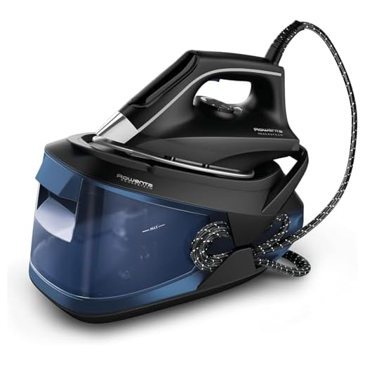 Rowenta Powersteam VR8315 - Centro planchado alta presión 6,2 bares, golpe de vapor de 340 g/min, vapor continuo de 120 g/min suela MicroSteam con depósito de 1,7 L y Modo Eco, para todos los tejidos