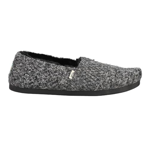 TOMS Womens Alpargata 3.0 Slip On Flats Casual - Black, Grey