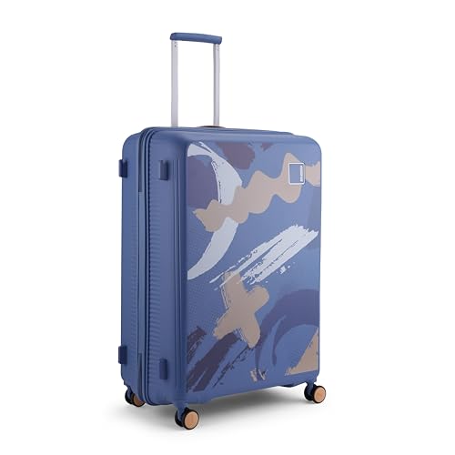 Image of American Tourister with TSA Lock & 8 Wheels Suitcase /Hard PC Check-in Luggage Bag for Travel /Trolley Bag with Double 8 Spinner Wheels for Men & Women
