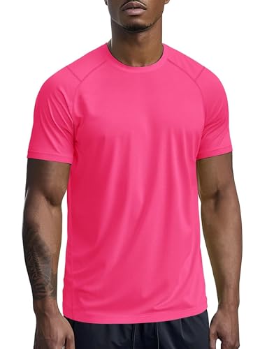 Zengjo Mens Athletic Shirts Short Sleeve Quick Dry Gym Workout Running Exercise T-Shirt Moisture Wikcing Sports Tee Top2