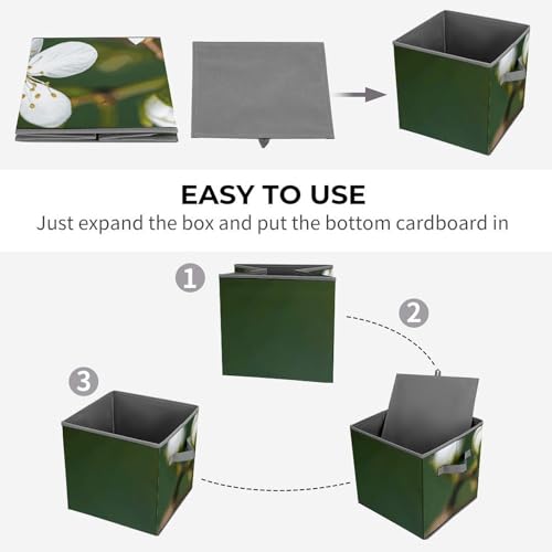 Paniers de rangement blancs pour optimiser les étagères de 27,6 cm
