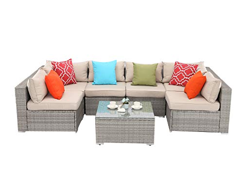 Do4u 7 Pieces Outdoor Patio Furniture Se Buy Online In Cape Verde At Desertcart