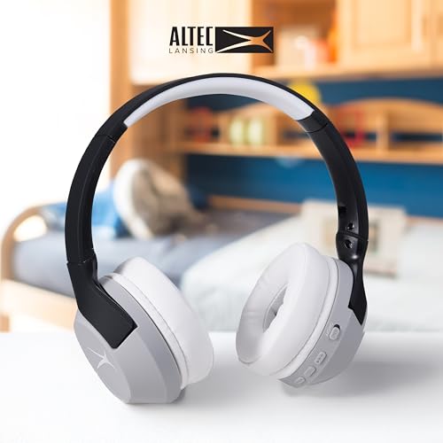 Image of Altec Lansing Kid Safe Noise Cancelling Wireless Headphones 15H Battery, 85dB Volume Limit, Foldable Design Powerful Sound, Active Noise Cancellation Perfect for Kids Ages 7+