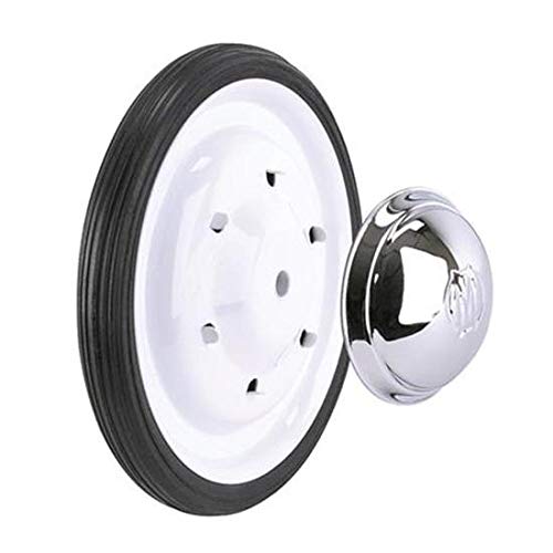 Murray White Powder Coated Wheel and Tire Combos - Kit