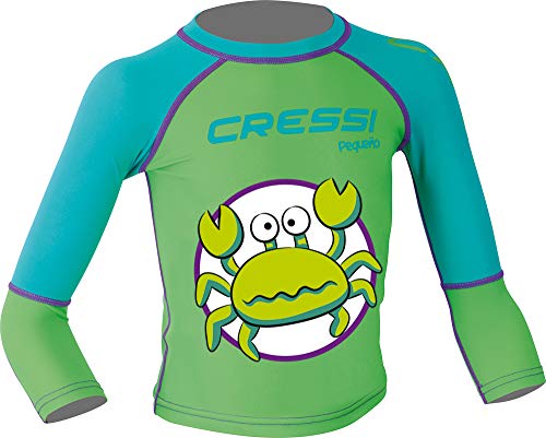 Cressi Pequeno Rash Guard Boy, Crab, L (5/6 Years) #TOP3