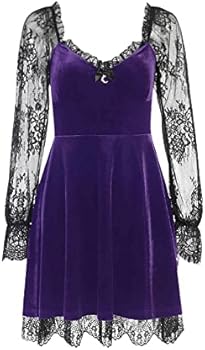 Gothic mini-jurk voor dames, A-lijn, punkprint, korte mouwen, swing, Everak, cocktailjurk, Lolita-batterij, Con outfit, 1-zwart, 4XL