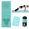 Hot Yoga Towel Non-Slip Hot Yoga Mat Towel for Mat Sweat Absorbent Yoga Blanket 24″ x72″ Fitness Pilates Yoga Gym Mat Towel Breathable Hot Mat Cloth for Bikram with Mesh Carrying Bag for Women Men