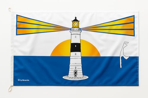 Drapeau marin Sylt 90x60 cm pour décoration maritime extérieure - 2