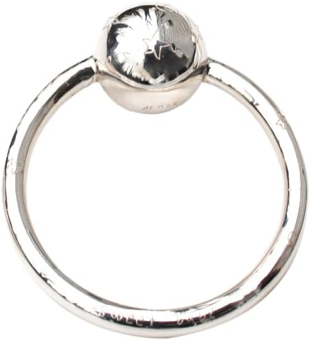 Sterling Silver Hand Engraved Baby Rattle, Boy