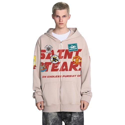 Arnodefrance Men Vintage Washed Graphic Zip Up Hoodies Printing Graffiti Hoodie Cotton Warm Pullover Coat Outerwear3