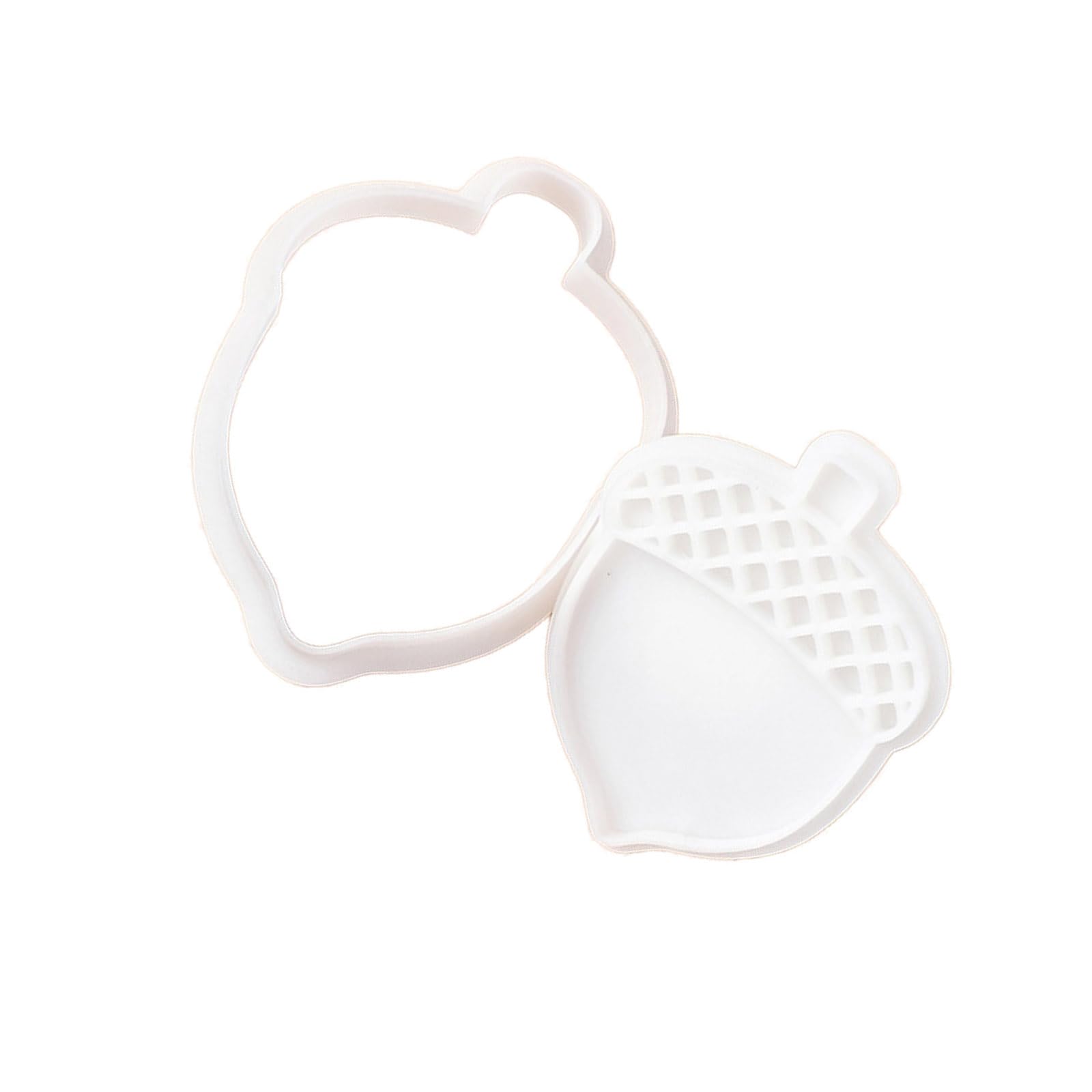 OSNIYAW Cookie Baking Tool with Thanksgiving Motif with 4 Unique Designs Turkey Maple Leaves Chestnut Pumpkin and Easy to Grip Set in the Shape of Thanksgiving Cookies