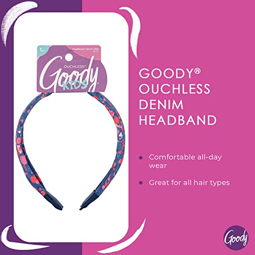 Goody Faixa de cabeça clássica para crianças Ouchless - 1 contagem, coleção nostalgia - para todos o