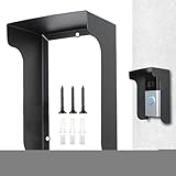 Wetterfeste Klingelhalterung, Ersatzrahmen für die Montage an der Abdeckung, Blendschutz, präzise Passform, Apartment, Haus, Eingang, Außenwand, Regen Ca