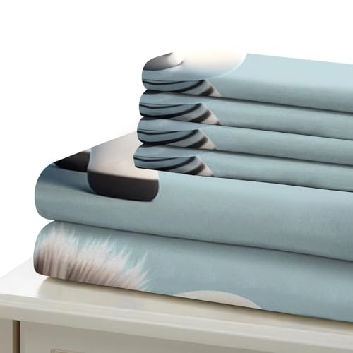 Housse de couette microfibre hypoallergénique et douce pour lit simple - 7