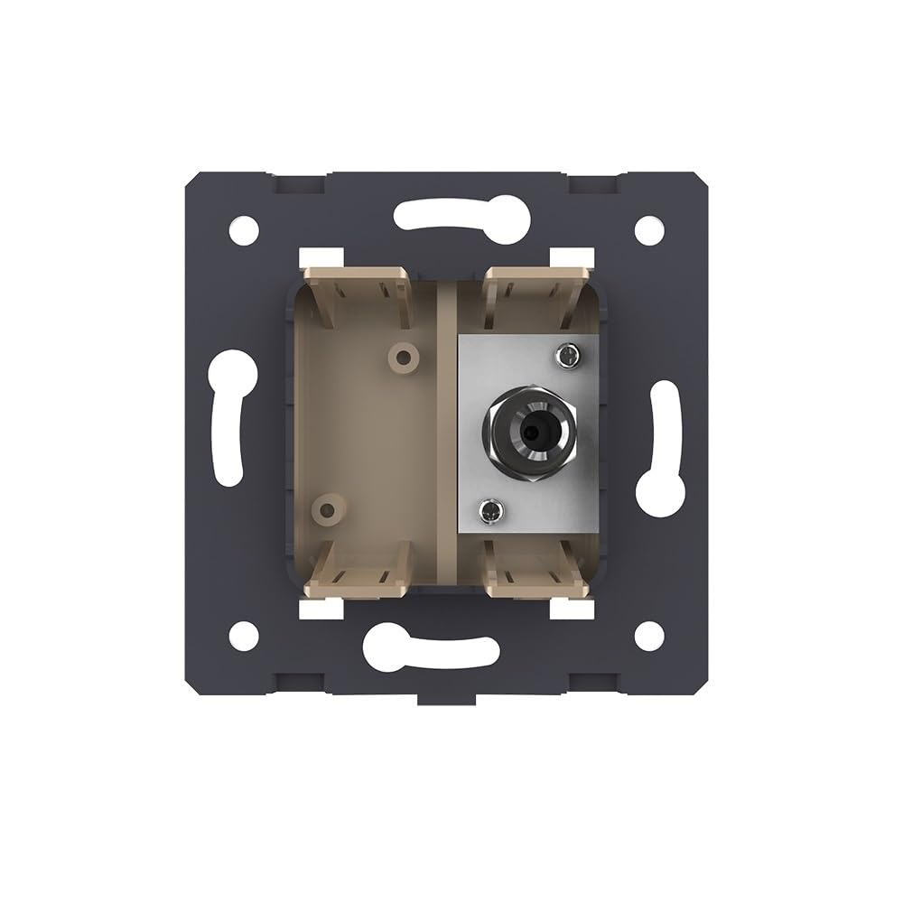 Presa Schuko LIVOLO VL-C7C1EU-13 Con Cornice In Vetro - Colore Oro