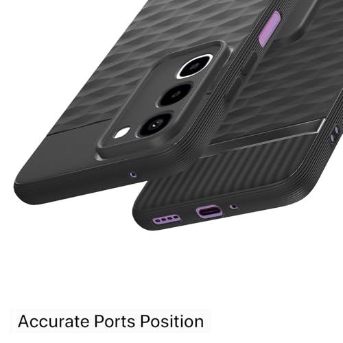 Image of Pikkme Back Cover for Realme P4R 5G Camera Protection 3D Hexa Cube Design Silicone Protective Bumper Case (Black)