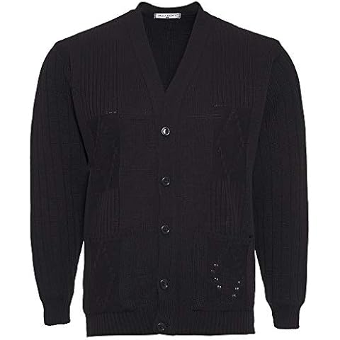 Bellissimo Men's Knitted V Neck Cardigan Cover