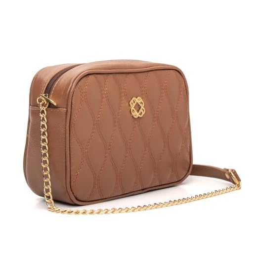 Bolsa pequena couro legítimo matelassê