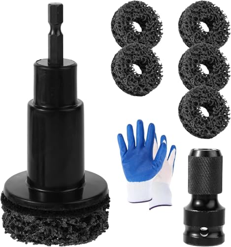 Kit brosse métallique et 8 entretoises pour le brossage des boulons