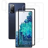 HKKAIS Screen Protector For Samsung Galaxy S20 FE 5G Tempered Glass Film 2-Pack with Camera Lens Protector 2-Pack with Easy Alignment Tool