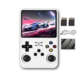 R36S - Consola de Juegos portátil de 3.5 Pulgadas con Tarjeta TF de 32+64G, Sistema emulador preinstalado, precargada con...