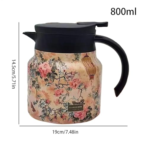 Jarra de café de acero inoxidable térmica de gran capacidad para mantener bebidas calientes 3