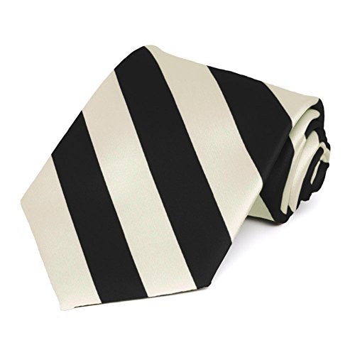 Image of tiemart Men's Striped Tie Standard Length
