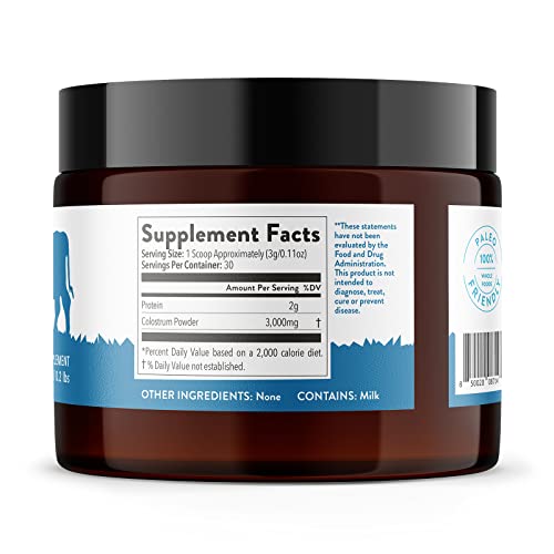 Equip Foods Core Colostrum & Protein Powder Unflavored - Prime Protein Powder & Core Colostrum Supplement Powder - Unflavored & Unflavored- Grass-Fed, Gluten Free #TOP2