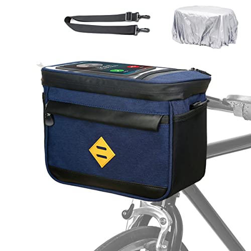 MATTISAM Bike Basket Front, Water Resistant Bike Handlebar Bag with ...