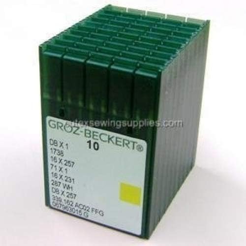 100 Groz Beckert 16X231 16X257 DBX1 Sewing Machine Needles (Size 10 (metric 70))