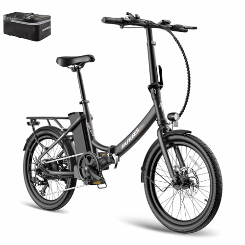 Fafrees Bicicleta Eléctrica F20 Light, 20 Bicicleta Urbana Eléctrica Plegable, Motor 250w, 14.5ah 522wh Batería Extraíble, Alcance 55-110 Km, Unisex Adulto E-Bike, Negro Fafrees Bicicleta Eléctrica F20 Light, 20 Bicicleta Urbana Eléctrica Plegable, Motor 250w, 14.5ah 522wh Batería Extraíble, Alcance 55-110 Km, Unisex Adulto E-Bike, Negro