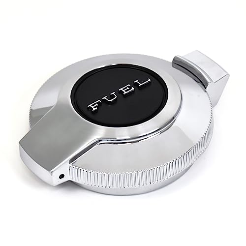 Fuel Cap Quick-Fill Flip-Top Chrome With Lettering For 1969-1970 Dodge Charger