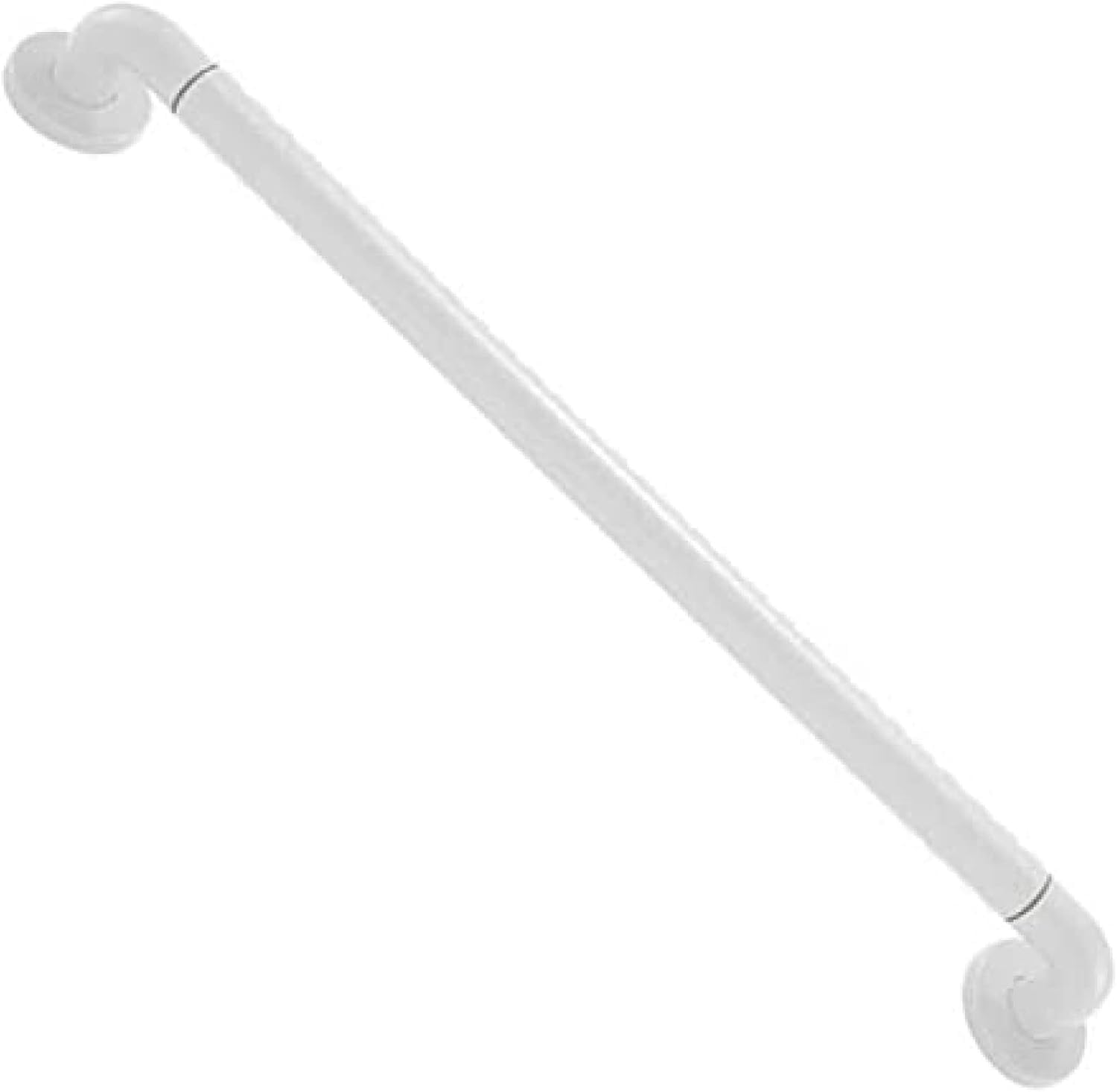Barres d'appui de douche 50cm blanches avec repères lumineux de nuit