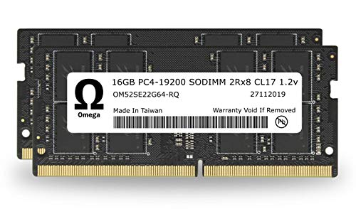 Omega 32GB (2x16GB) AbvO[h 2017N Apple iMac 27C` RetinafBXvCt DDR4 2400Mhz PC4-19200 SODIMM 2Rx8 CL17 1.2v DRAM RAM RAM