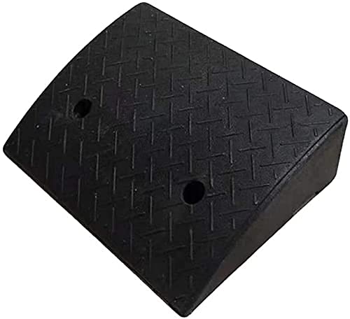 Rubber Threshold Ramp Heavy Duty Kerb Non-Slip Durable Multi-Purpose Curb Ramps Rubber Road Vehicle Ramp for Loading Dock Bike Driveway Vehicles Curb Ramp
