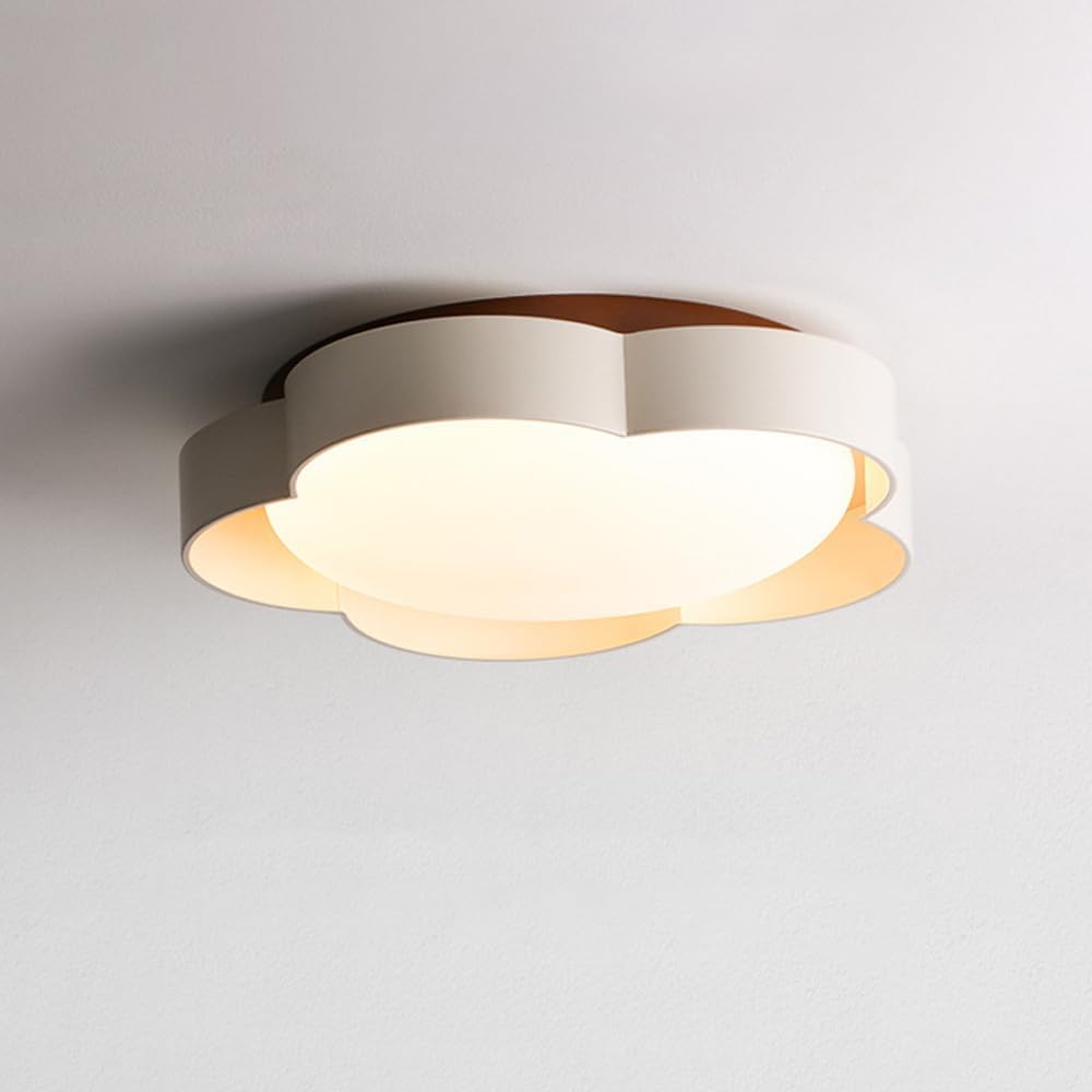 Lámpara de techo colgante blanca led de 48W tricolor para sala de estar