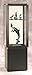 Waddell Prominence Spotlight Series Tower Display Case Lighting: Built-in Lighting, Backing: Plaque Fabric, Frame Finish: Dark Bronze