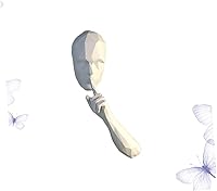 Vista 9 de ARTIBETTER 2 piezas de adornos de la casa de papel decoración de la pared de la oficina, arte moderno, decoración de pared, escultura geométrica