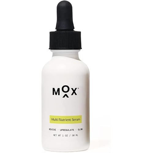 MOX Men's Multi Nutrient Serum, 1 Fl Oz, Hydrating & Anti-Aging with Premium Vitamin C + Squalane. 5 Vitamins, No Fillers, All Skin Types